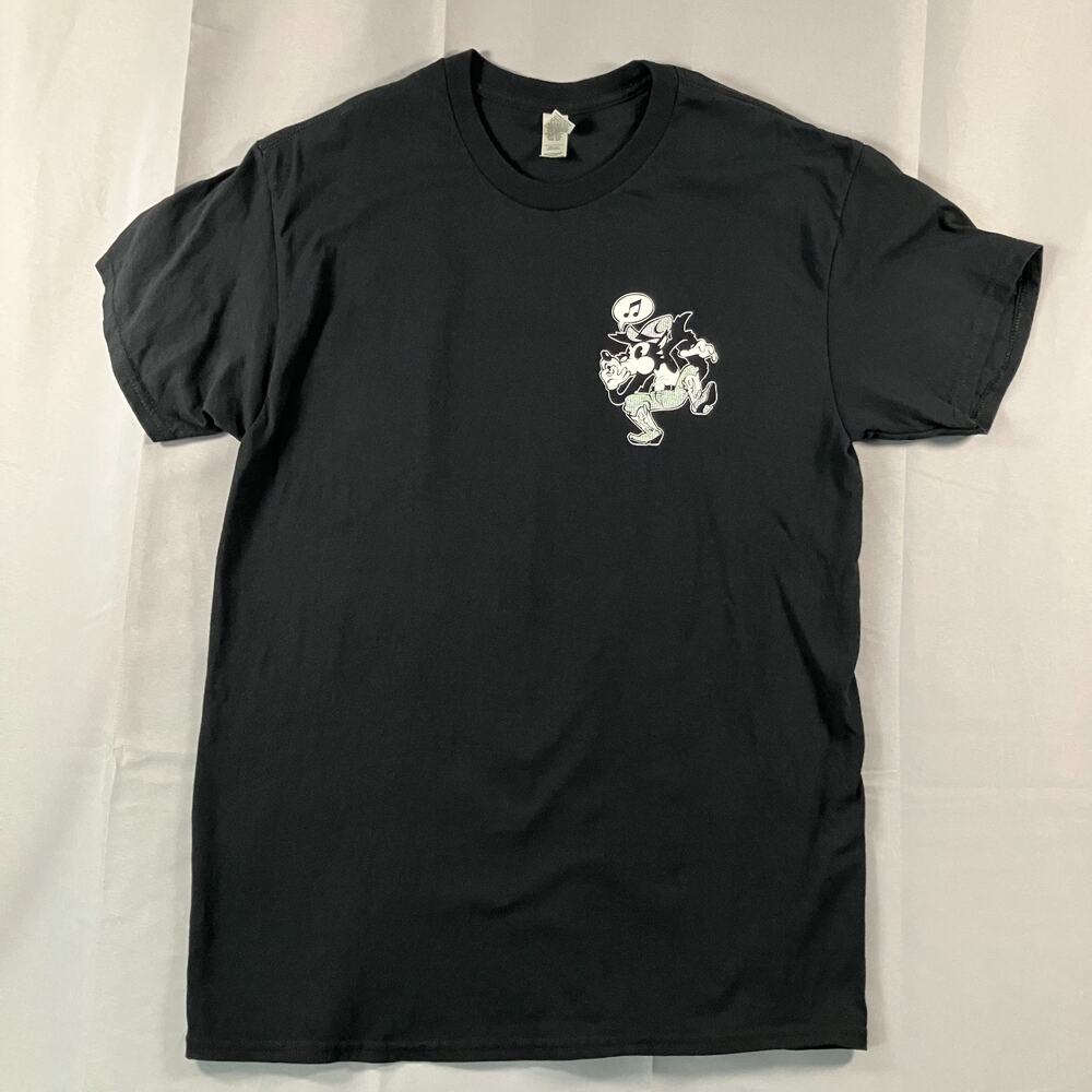 Psychotonic Social Club T-Shirt Men’s Large Black Graphic Tee Gildan Heavy Cotto